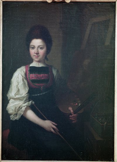 Selbstporträt, 1763 von Angelica Kauffmann